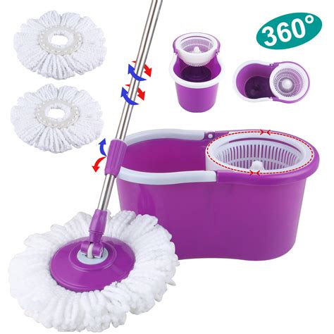 Cleaning Made Simple with the Spin Mop with 360 Swivel and Magic Spin Technology